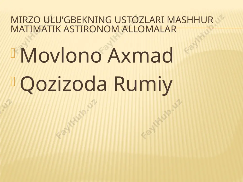 mirzo ulug’bek va uning akademiyasi - Page 3