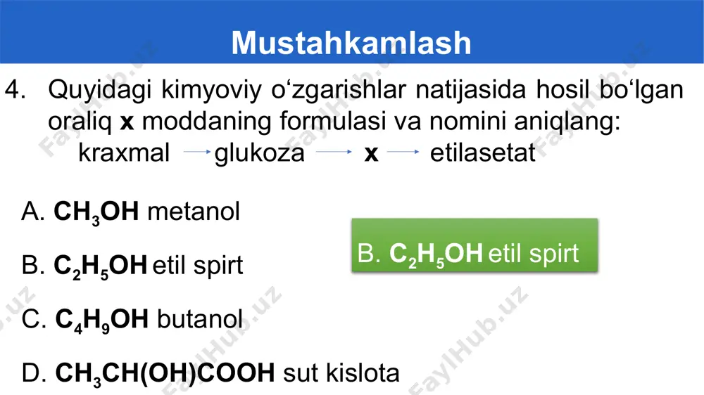 polisaxaridlar. kraxmal va selluloza - Page 5