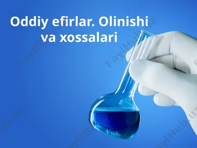 oddy efirlar — PPTX