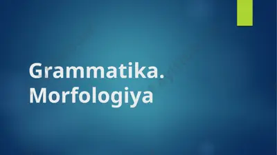 grammatika — PPTX