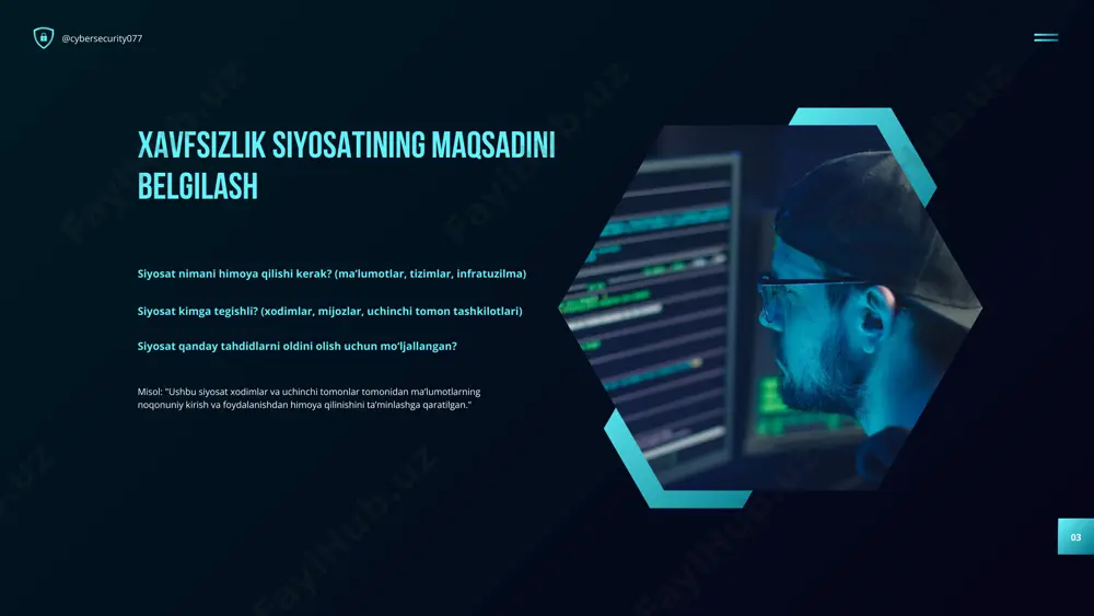 xavfsizlik siyosatlari - Page 3
