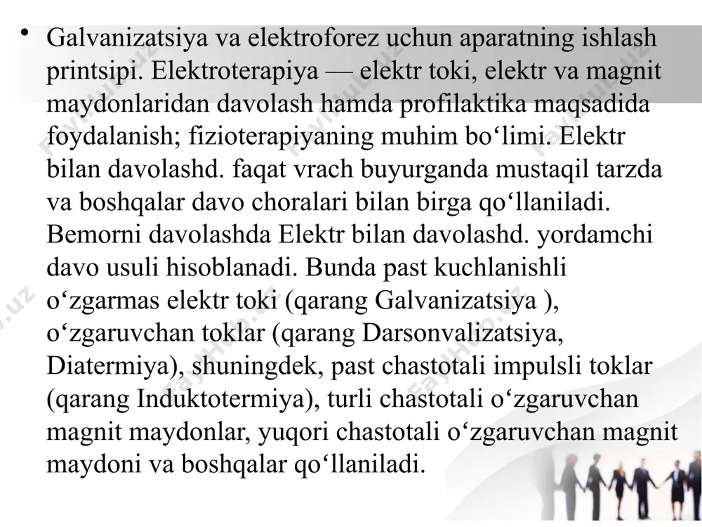 galvanizatsiya va elektroforez uchun aparatning ishlash printsipi - Page 2