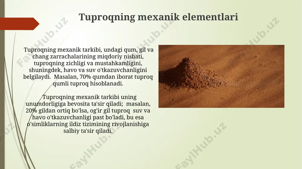 tuproqning suv o'tkazuvchanligi - Page 4