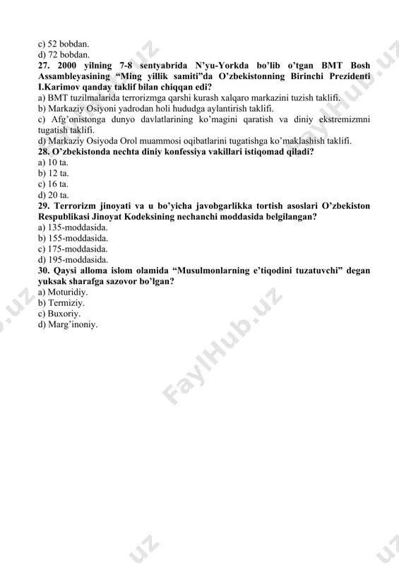 diniy ta'limotning asosiy manbalari - Page 4