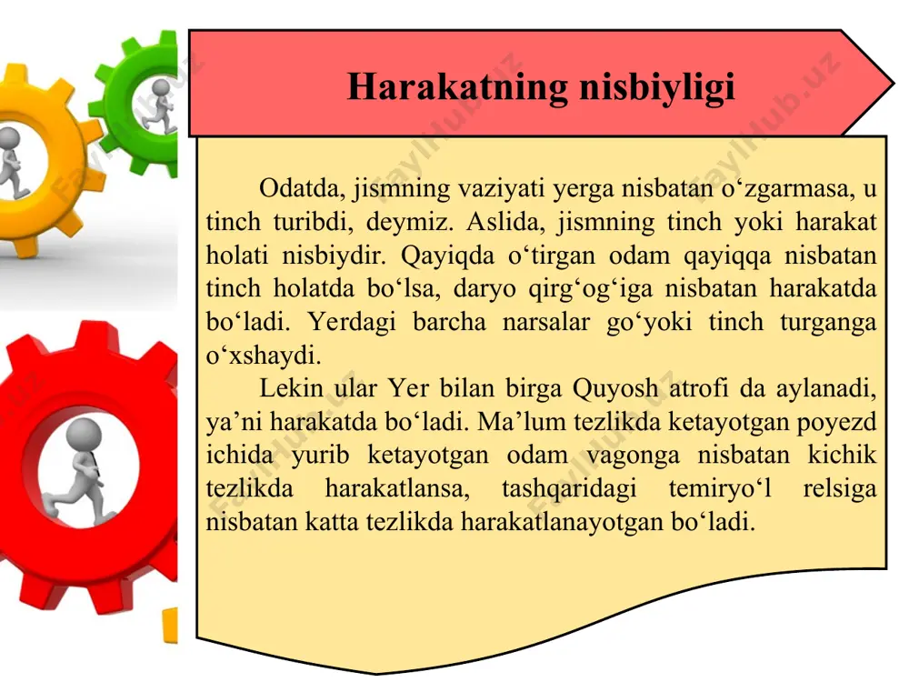 jismlarning harakati 7-sinf - Page 5