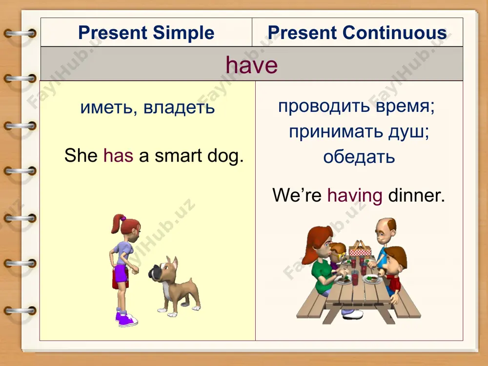 глаголы состояния stative verbs - Page 5