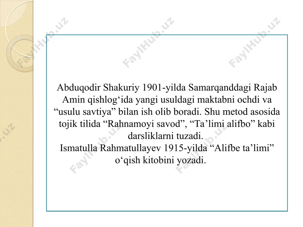 masligi; - tili sodda, ravon, tushunarli bo‘lishi; - tanlangan asar(parcha)lar o‘quvchining yoshiga mos bo‘lishi; - asar tanlashda uning turi va janriga ham juda katta e’tibor berilishi kerak. didaktik talablar: berilgan o‘quv materiallarining o‘quvchi tomonidan to‘liq o‘zlashtiriladigan yo‘sinda bo‘lishini ta’minlash; badiiy matnlar axborot berishga emas, balki hayotning mohiyatini anglashga xizmat qilishi; o‘quvchilarga taqdim qilinayotgan materiallarning qiziqarli, tushunarli va hayotiy bo‘lishi; yig‘malar o‘quvchida ilmiy dunyoqarashni, milliy g‘urur, vatansuyarlik va millatlararo totuvlik tuyg‘ularini shakllantiradigan materiallardan tarkib topishi; o‘quv-metodik yig‘malar ta’limning kundalik hayot va amaliyot bilan bog‘liq bo‘lishiga, o‘quvchilarda olgan bilimlarini hayotda qo‘llay olish layoqatini shakllantirishga yo‘naltirilishi; metodik vositalar turli ko‘rinishdagi illustratsiya, jadval va fotosuratlar bilan bezatilgan bo‘lishi ilmiy-metodik talablar: o‘quv-metodik yig‘malar fan-texnikaning so‘nggi yutuqlari asosida tayyorlangan bo‘lishi; ularda o‘quv fani mavzularining mazmunan yaxlitligi aks etgan bo‘lishi; yig‘malarda mavzular adabiy til qoidalariga to‘liq rioya etilgan holda sodda, tushunarli va ravon bayon qilinishi; o‘quv-metodik yig‘malarda mantiqiy ketma-ketlik va izchillikka amal qilinishi; ular milliylikka zid bo‘lmagan …