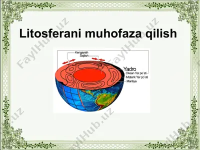 litosferani muhofaza qilish — PPT