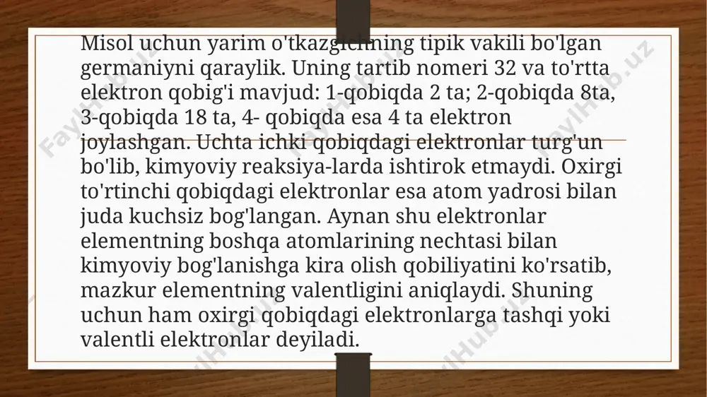 yarim o’tkazgichlarning elektr o’tkazuvchanligi va fermi sathi - Page 4