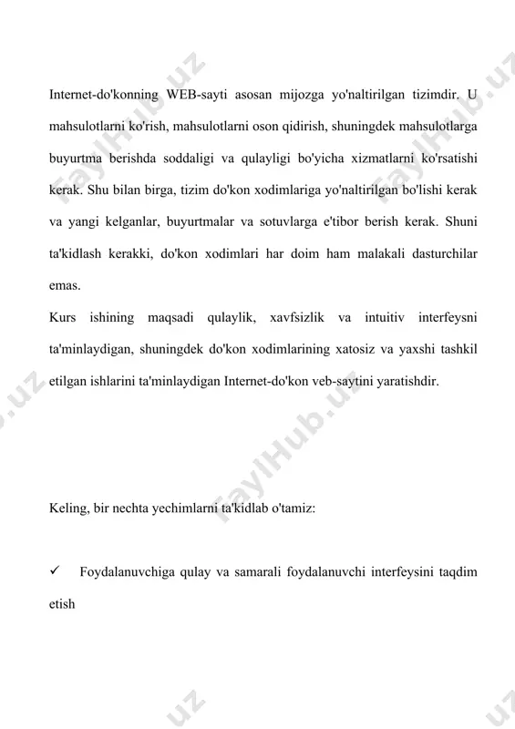 ri va tovarlarning o'ziga xos nomlari to'g'risida ma'lumot berish uchun mo'ljallangan. audio va video materiallar va dasturlarni noqonuniy nusxalash, sotish va tarqatish hozirda moldovada keng tarqalgan. odatda, bu past sifatli yozuvlar bo'lib, ular ushbu turdagi mahsulotlarning barcha xaridorlarini qoniqtirmaydi. internetda xabarlar tez-tez uchraydi, bu ham sifatni oshirmaydi. sizning novy mir veb-saytingiz barcha kiruvchi disklarni tekshirish va etkazib beruvchilardan faqat litsenziyaga ega yozuvlarni sotib olish orqali 100% sifat kafolati bilan ta'minlaydi. sayt sifatli mahsulotlarni sevuvchilarga yaqinda ishlab chiqarilgan va bundan bir necha yil yoki o'nlab yillar oldin ishlab chiqarilgan boshqa do'konlarda har doim ham topib bo'lmaydigan noyob buyumlarni topishda va olishga yordam berishga mo'ljallangan. saytning asosiy vazifasi shundan iboratki, kompaniya xodimlari individual mijozlarning istaklari to'g'risida tasavvurga ega bo'lishlari mumkin, chunki maqsadli guruhdagi odamlar talablari odatda juda individualdir. bundan tashqari, sayt mijozlarga allaqachon mavjud bo'lgan tovarlarga buyurtma berish imkoniyatini yaratishi kerak. shunday qilib, umumiy kontseptsiya nuqtai nazaridan saytning asosiy vazifasi yo'naltirish, ma'lumotlar …