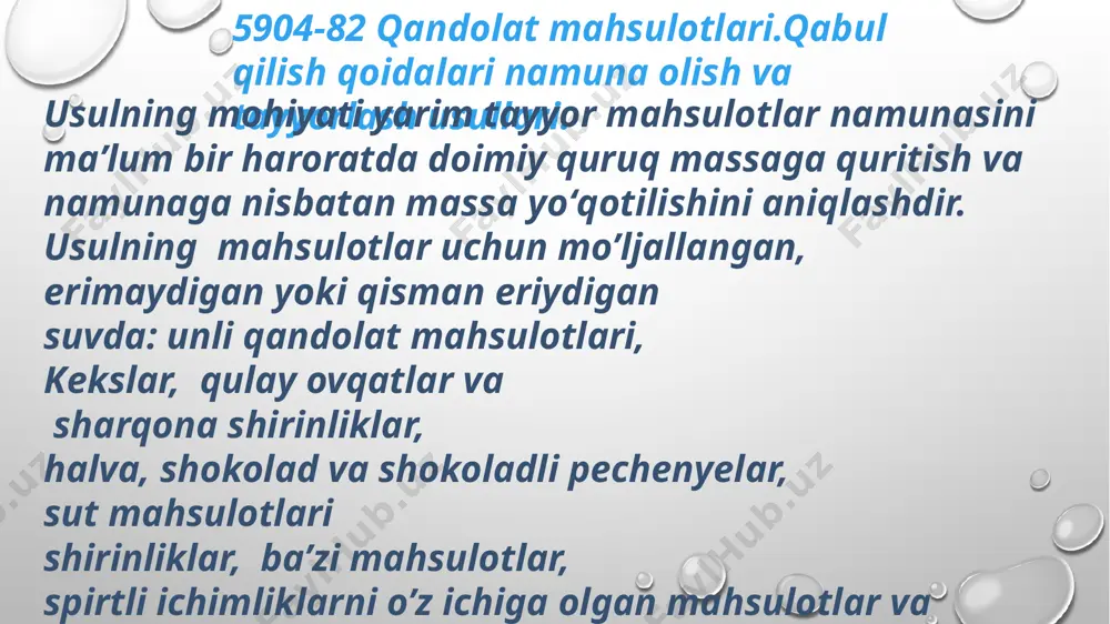qandolat mahsulotlarini tahlil qilish - Page 3