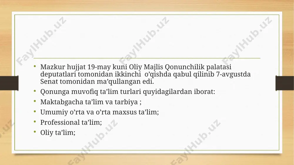 ta’lim to’g’risidagi qonunni mazmuni - Page 4
