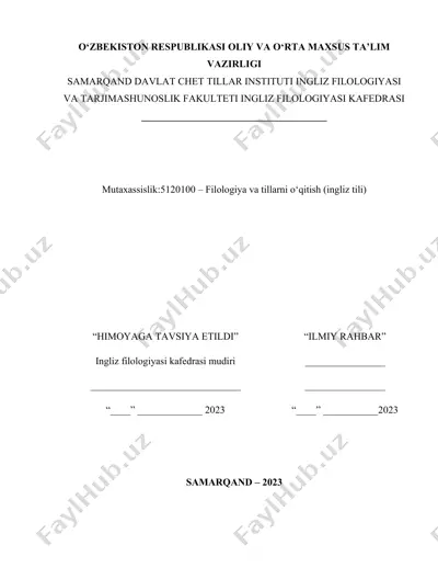ingliz tilini o‘qitishda kommunikativ yondashuv bo‘yicha kurs ishi — DOCX