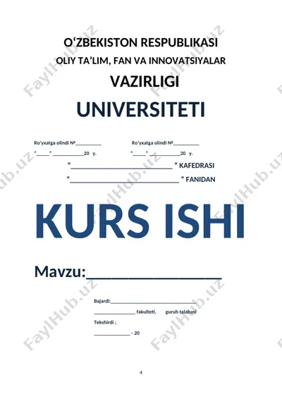 axborotlarni ximoyalashda undagi ma'lumotlarni kodlash. xaffmen algaritmi.docx — DOCX