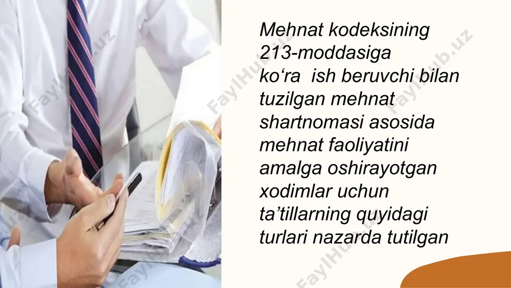 mehnat ta'tillari va uning turlari - Page 5