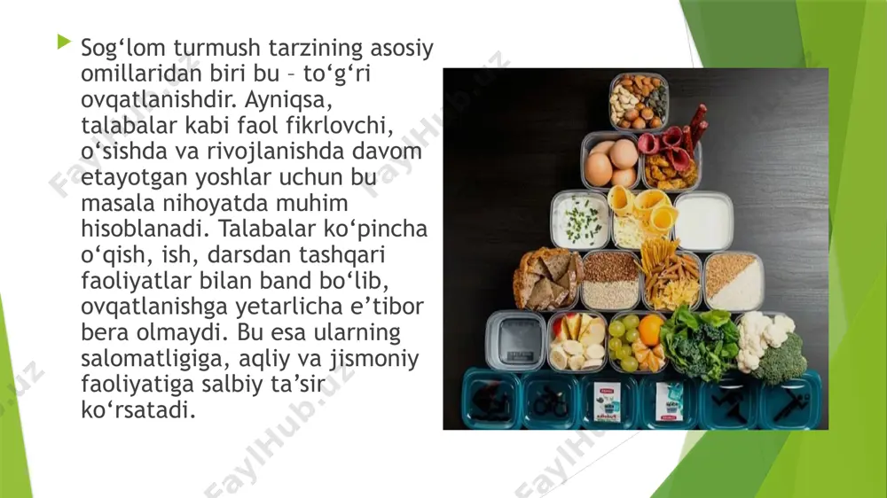talabalar haqida sutkalik taomnomasi - Page 5