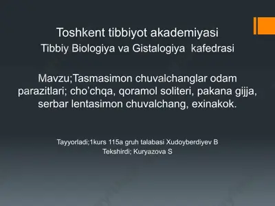 tasmasimon chuvalchanglar — PPTX