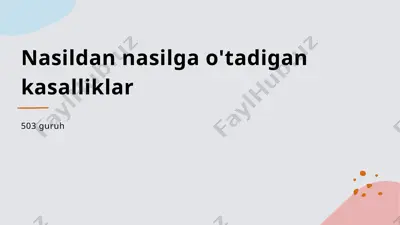 irsi kasalliklar — PPTX