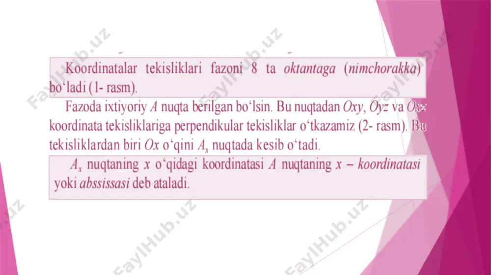 fazoda koordinatalar sistemasi - Page 4