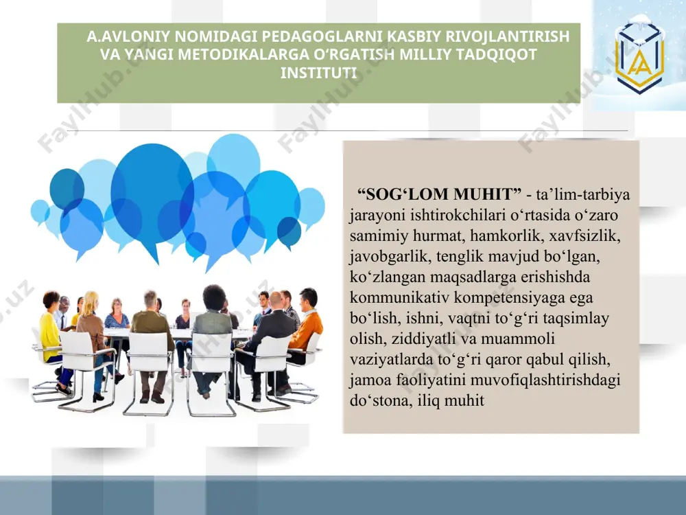jamoada sog‘lom muhitni tashkil etish va ahil jamoani shakllantirish usullari - Page 5