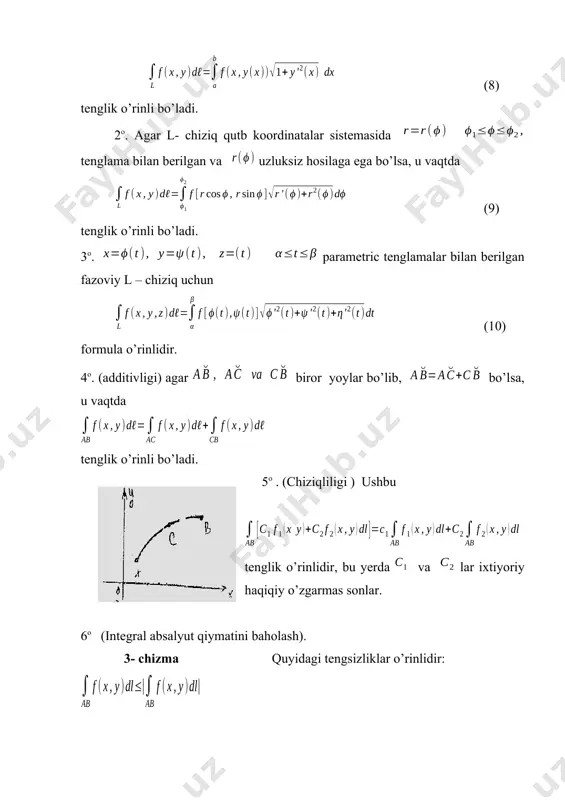 egri chiziqli integrallar - Page 5