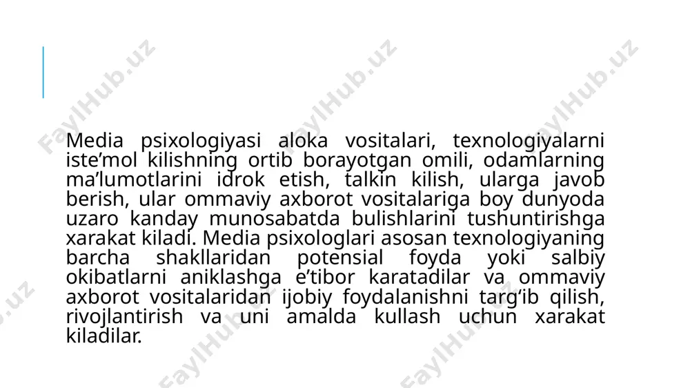 ommaviy kommunikatsiyalarning ta'siri: mexanizmlar va texnologiyalar - Page 5