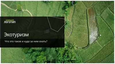 экотуризм — PPTX