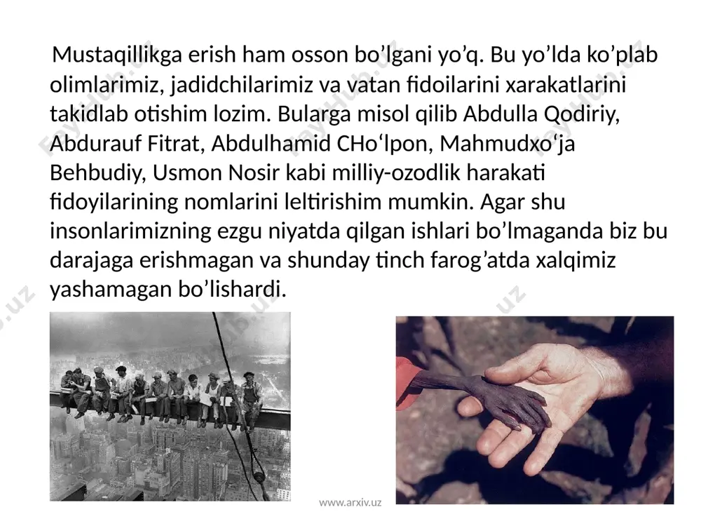 ntabilligi 0 0 0 0 2012 sotish rentabilligi xususiy kapital rentabilligi aktivlar rentabilligi asosiy vositalar rentabilligi 0 0 23012 0 2013 sotish rentabilligi xususiy kapital rentabilligi aktivlar rentabilligi asosiy vositalar rentabilligi 0 0 327625 0 2014 sotish rentabilligi xususiy kapital rentabilligi aktivlar rentabilligi asosiy vositalar rentabilligi 0 0 491254 0 qancha tadbirkorlar ko’p bo’lsa davlatga shuncha ko’p foyda boladi. chunki tadbirkor o’z maxsulotini chet elga sotadigan bo’lsa bzani davlatga valyuta kirib keladi va pul abaroti tezlashadi. bundan tashqari banklarimiz faoliyatiga ham o’zgina to’xtalib o’tmoxchi edim. bank tizimi faoliyatining 2014-yilgi ko’rsatkichlari nafaqat xalqaro umumqabul qilinganme’yorlarga javob beradi, balki ayrim yo’nalishlar bo’yicha undan ham yuqori darajalarga erishildi. xususan bugungi kunda bank tizimi kapitalining yearlilik darajasi 23.8 foizni tashkil etib, u xalqaro bank nazorati bo’yicha bazel qo’mitasi tomonidan 8 foiz etib belgilangan talabdan 3 barobar yuqori boldi. www.arxiv.uz 2015- yilning 1 yanvar holatiga ko’ra, bankning umumiy kapitali 6.9 trln. so’mdan oshib ketdi. bundan …