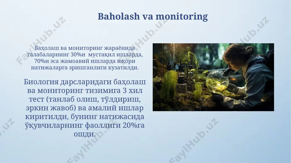 biologiya o'qitish metodlari - Page 5