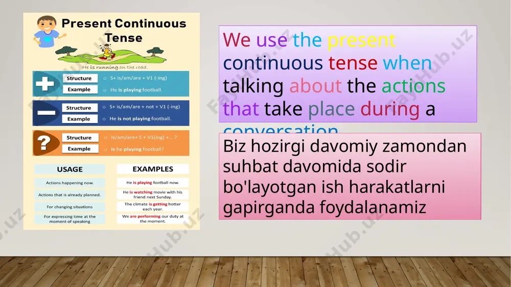 present simple and present continuous - Page 5