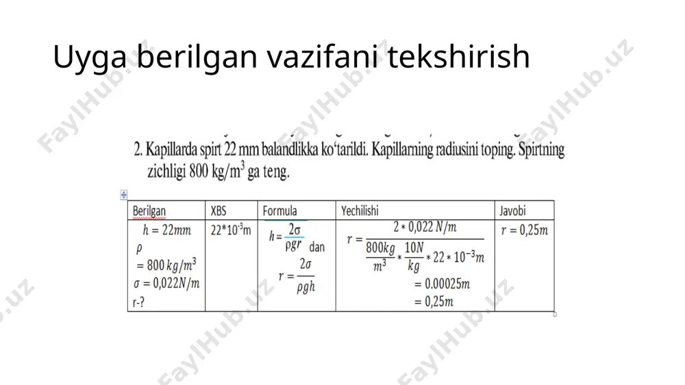 ibor bering, tuz zarralari orasidagi masofa bir yo’nalishda bir xil tuz grafit olmos kristallar anizotropiyasi harorat o’zgarganda kristallning shakli o’zgarishi ayni bir kristallning turli ta’sirlar natijasida shaklining o’zgarishi metall parchasi juda ko`p kristalchalardan tashkil topgan bo`ladi. metall quyishda bunday kristallchalar bir-biriga nisbatan tartibsiz joylashib qoladi. shunday uchun bunday metalarning fizik xossalari barcha yo`nalishlarda bir xil bo`ladi. metallar kristall tuzilishga ega. odatda metallar ko’plab kichik kristallchalardan tuzilgan bo’ladi. ko`plab mayda kristallardan tuzilgan jism polikristall deyiladi. alohida kristallardan tuzilgan jism monokristall deyiladi. monokristallar va polikristallar monokristallar mono so`zi bir degan ma`noni anglatadi polikristallar poli so`zi ko`p degan ma`noni anglatadi monokristallar polikristallar kristallarda polimorflik 1798 yilda m. klaprot tomonidan ochilgan kalsiy karbonat kalsit aragonit amorf jismlar shisha plastlin oltingugurt bir agregat holatdan boshqasiga o’tish qattiq jism eriyotgan shisha suyuq shisha kristallar amorf jismlar aniq shaklga ega erish temperaturasining yuqoriligi va aniqligi kristall panjarasining to’g’ri shakli aniq shaklining mavjud emasligi suyuqligi bilan aralash yaqin …