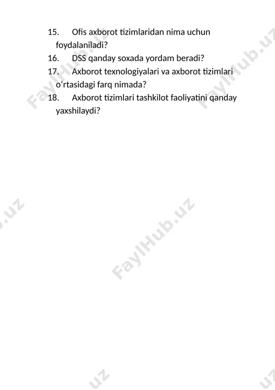 axborot tizimlari haqida ma'lumotlar - Page 2