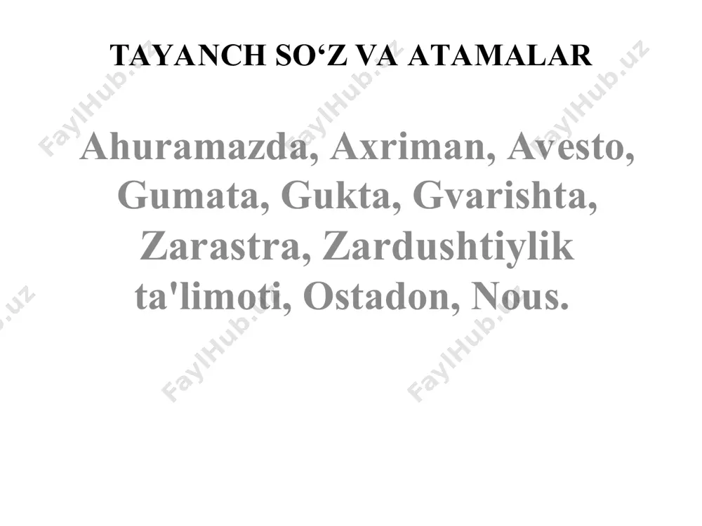 bo‘lmagan shaxslarni tayinlagan edilar. buni ko‘rgan bir guruh ruhoniylar quddusda ibodat qilish va qurbonlik qilish qonunga to‘g‘ri kelmay qoldi, deb hisobladilar. * hinduizm - hozirgi hindistonda tarqalgan din shaklidir. u eramizdan oldingi dinlar - braxmanizm va vedaizmning evolyutsiyasi natijasida eramizning birinchi ming yilligi o’rtalariga kelib shakllangan. shu davrdan boshlab hinduizm hukmron dinga aylangan. hozirgi vaqtda hindiston aholisining o’rta hisobda 80 dan ortiqroq foizi hinduizmga e’tiqod qiladi. hinduizm sinkretik din bo’lib, turli e’tiqodlar, urf-odat va marosimlar, mahalliy diniy e’tiqod va qarashlarning murakkab kompleksi sifatida voqe’ bo’lib, urug’-qabila dinlari elementlarini, braxmanizm, buddizm va jaynizmning asosiy g’oyalarini qamrab olgan. hinduizm o’zining yagona tashkilotiga ega emas. ҳиндуизмда жамиятдаги кишиларни табақаларга – касталарга бўлинади брахман (кохинлар) кшатрийлар (ҳарбий) вайшийлар (савдогар, дехқон, ўрта табақа) шудра (энг паст табақа) ҳиндуизмнинг "муқаддас" ёзувларига ведалар, упанишадлар киради. кейинчалик "махабхарата" ва "рамаяна" достонига ўхшаш, диний маросимлар ва урф-одатлар сингдирилган ҳар хил афсона, ривоят, ҳикматли сўзлар, эпик достонлар пайдо бўла бошлади. …