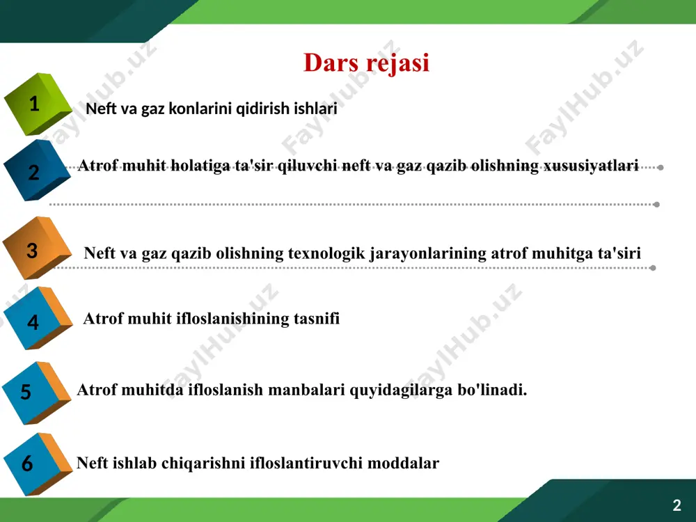 oladi: - yakuniy maqsadi qidiruv quduqlari joylashgan joyni aniqlashdan iborat bo'lgan ob'ektlarni aniqlash va burg'ilashga tayyorlash; - qidiruv bosqichi, uning maqsadi qidiruv quduqlarini burg'ilash orqali amalga oshiriladigan konlarni topishdir. 3. qidiruv: maqsad shu hududda allaqachon topilgan konlarni izlab topish, ularni konining kattaligi, neft va gaz miqdori va sifatini aniqlash, suv omborlari jinslarining tarkibi va parametrlarini o'rganish uchun ularni chegaralash. asosiy vazifa uglevodorod zaxiralarini hisoblash va loyihalashtirish uchun ma'lumot olishdir. asosiy bosqichlar: - uglevodorod konlari yoki konlarini miqdoriy baholash; - ularni rivojlantirishga tayyorlash. konlarni va konlarni qidirish faqat qidiruv burg'ulash ularni ishlab chiqarishning sanoat ahamiyati va iqtisodiy maqsadga muvofiqligini isbotlagan taqdirda amalga oshiriladi. qidiruv ishlarining asosiy prinsipi ularning maksimal samaradorligini va moddiy resurslarni minimal sarfini ta'minlashdir. shu sababli, ushbu bosqichning asosiy vazifalari konlarni ajratish va zaxiralarni eng kam talab qilinadigan quduqlar soni bilan sanoat toifalari bo'yicha aniqlashdir. 4. neft va gaz zaxiralarini hisoblash. amalga oshirilgan ishlarga quyidagilar kiradi: razvedka tizimining asosiy …