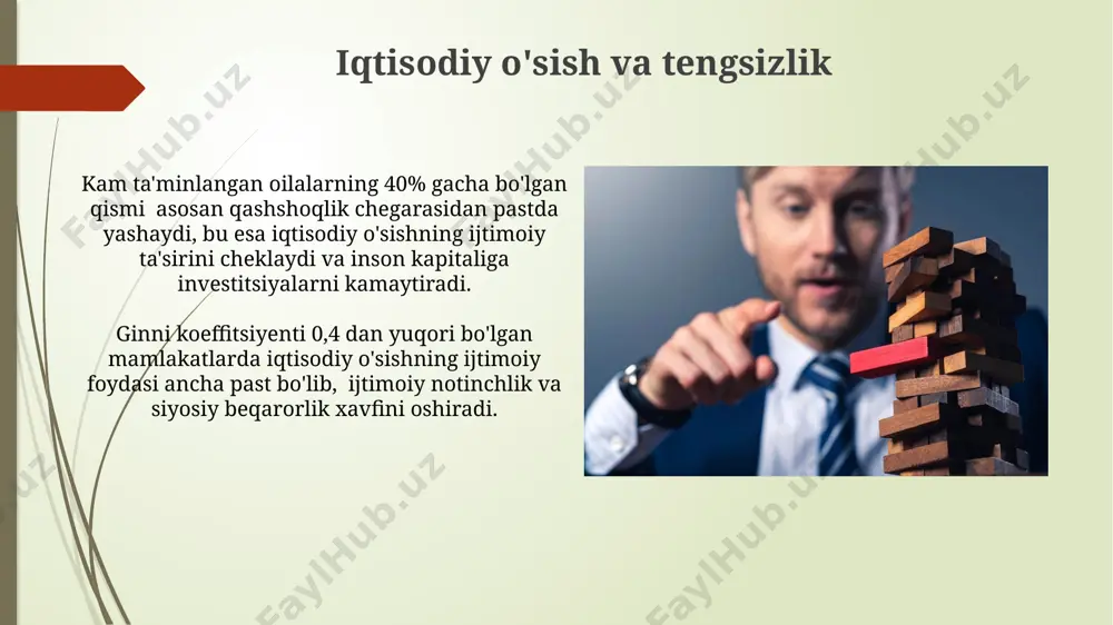 taraqqiyotning asosiy masalalari - Page 5