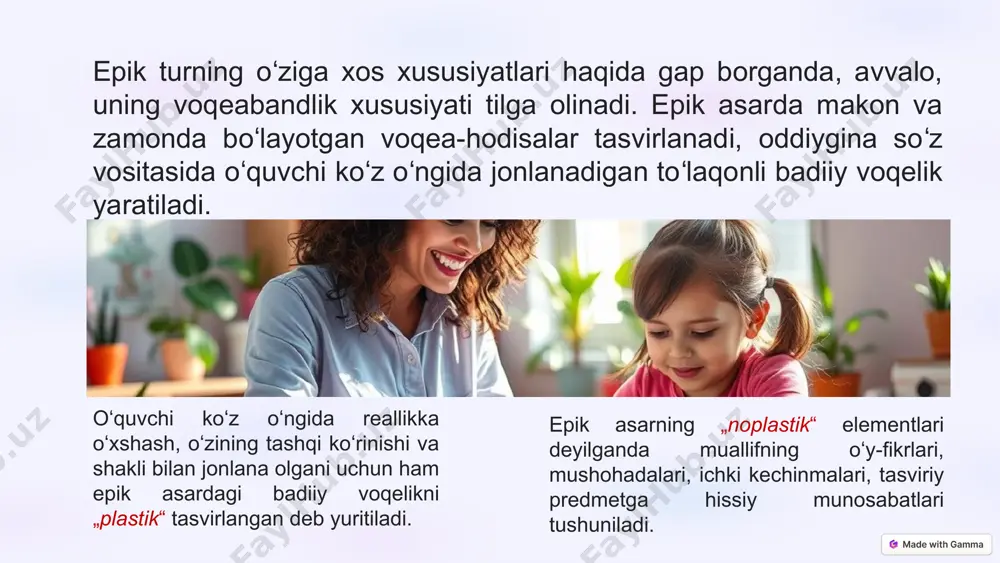 larda xalq orasida maʼlum va mashhur boʻlgan latifalardan foydalanilgan. latifa qahramoni oʻzbeklarda afandi, tojiklarda mushfiqiy, turkmanlarda mirali nomi bilan yuritiladi. masal (arab. — namuna, misol) — didaktik adabiyot janri. taʼlimiy harakterdagi, aksariyat kichik sheʼriy, baʼzan nasriy shakldagi asar. masalda insonga xos xususiyatlar, jamiyatga xos ijtimoiy hodisalar, munosabatlar qushlar, hayvonlar orasidagi munosabatlar va tabiat hodisalari vositasida aks ettiriladi. mazmuni majoz asosiga quriladi, komiklikning va kinoyaning, ijtimoiy tanqid motivining ustunligi masalga hajviy ruh bagʻishlaydi. (tulki va uzum) (shamol va quyosh. kim kuchliroq) uning namunalari "kalila va dimna" (panchatantra, 3-asr) tarkibida uchraydi. masallar farididdin attor, rumiy, navoiy asarlarida tamsil uchun ishlatilgan. gulxaniy "zarbulmasal" asarida masaldan mohirlik bilan foydalangan. qad. yunon adabiyotida ezop (milodiy 6—5-asrlar), rim adabiyotida fedr (miloddan avvalgi 1-asr), fransuz adabiyotida lafonten (17-asr), rus adabiyotida krilov bu janrning yetuk namoyandalari sifatida shuhrat qozonganlar. masal yozuvchilar masalnavislar deb ataladi. hikoya – adabiy janr bo‘lib, voqealar, qahramonlar, muhit va tasvir orqali biror hayotiy hodisani …