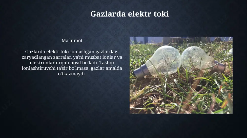 turli muhitlarda elektr toki - Page 4