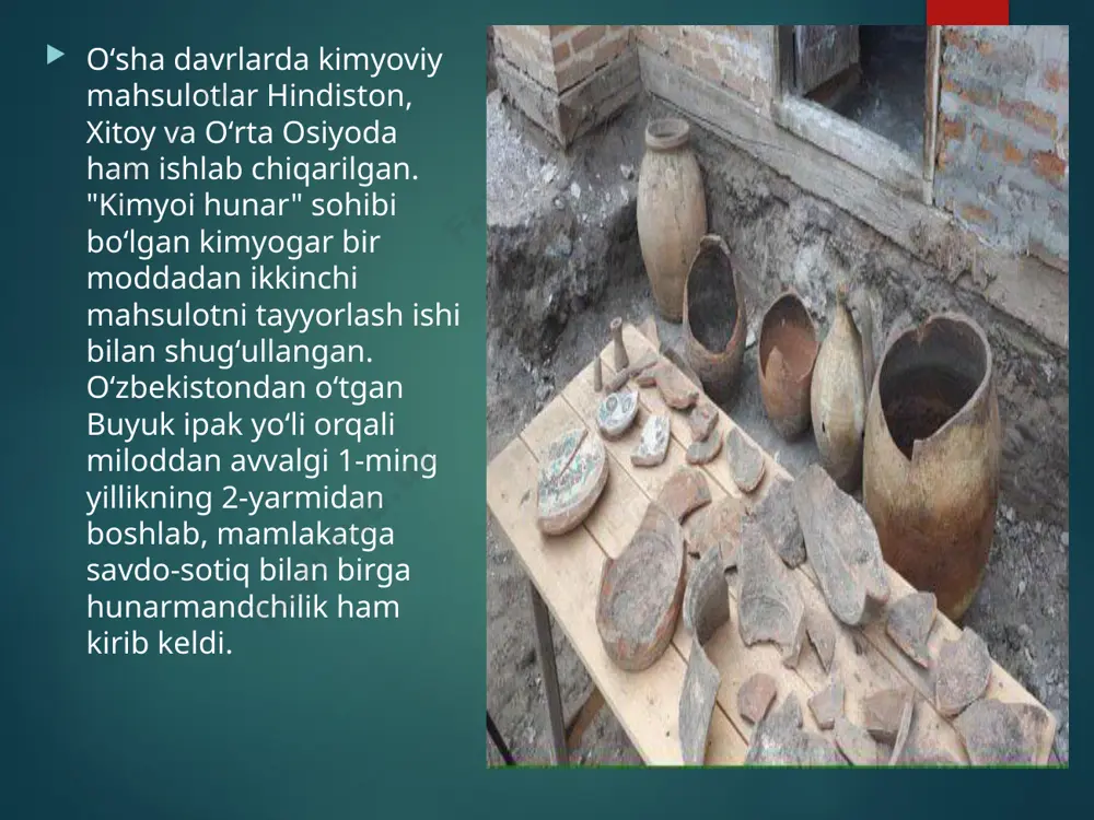 , farg’ona, qo’qon, navoiy kabi yirik kimyo sanoati markazlari ishlab turibdi. image2.jpeg image3.jpeg image4.jpeg image5.jpeg image6.png image7.png image8.png image9.jpeg image10.jpeg image11.jpeg image12.jpeg image13.png image14.png image15.png /docprops/thumbnail.jpeg