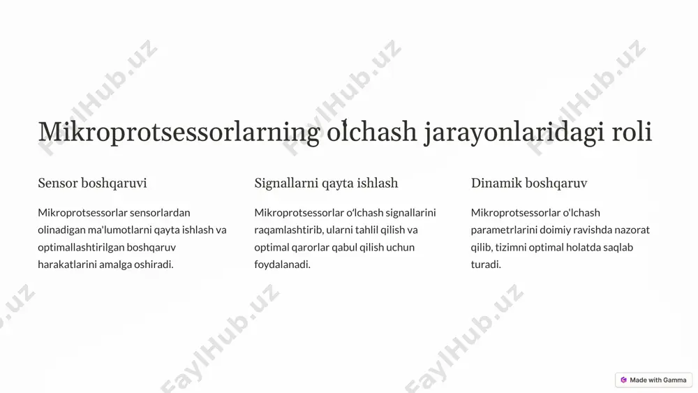 oʻlchov dasturlari. boshqaruv dasturlaridagi mikroprotsessorlar - Page 4