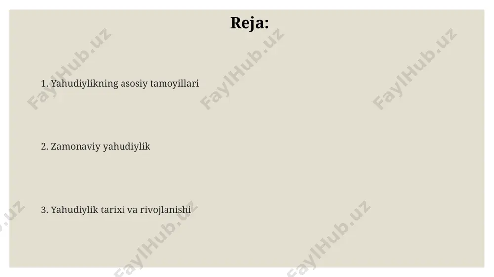 r va qoheletning hikmatli soʻzlari ham shu yerda. yoqub kitobi, ketuvimdagi hikmatli kitoblardan biri boʻlib, taxminan 2000 yil avval, yerusalim yaqinida yozilgan va insoniyat haqidagi chuqur tafakkur va insoniy munosabatlarga oid hikmatlarni o'z ichiga oladi. ketuvimdagi ba’zi kitoblar, masalan, ester, fors imperiyasi davrida boʻlib oʻtgan voqealarni tasvirlaydi va 300 yildan ortiq vaqt davomida yahudiy xalqining hayotini aks ettiradi. yahudiylik tarixi miloddan avvalgi 2-asrda, isroil hududida hasmoniy saltanati davrida, yahudiy madaniyati va dinida katta o'zgarishlar yuz berdi va bu davr falastin yahudiy tarixida muhim ahamiyat kasb etadi. miloddan avvalgi 1-asrda yerusalimda ikkinchi bayt vayron bo'lganidan keyin, yahudiylikning turli mazhablari, shu jumladan, farisiylar va saddukiylar o'rtasidagi farqlar yanada kuchaygan. yahudiylik tarixida miloddan avvalgi 6-asrda bobilda surgun davrida yahudiy dinining asosiy yozma manbai bo'lgan tavrotning kanonik shakli shakllangan. sinagoga дунё бўйлаб 10000 дан ортиқ синагога мавжуд бўлиб, уларнинг архитектура услублари жуда ҳам хилма-хилдир, масалан, испаниядаги сефард синагогаларининг архитектураси европанинг бошқа қисмларидаги ашкеназ синагогаларидан …