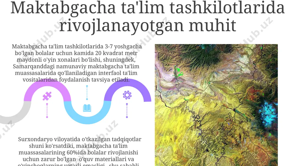 maktabgacha ta’lim tashkilotida rivojlantiruvchi muhit va unga qo`yiladigan talablar - Page 5