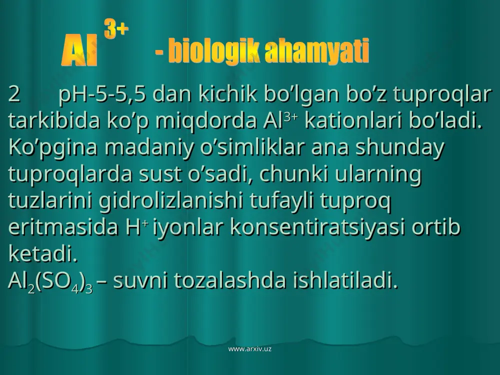 uchinchi guruppa kationlarining reaksialari - Page 5