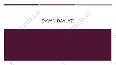 davan davlati — PPTX