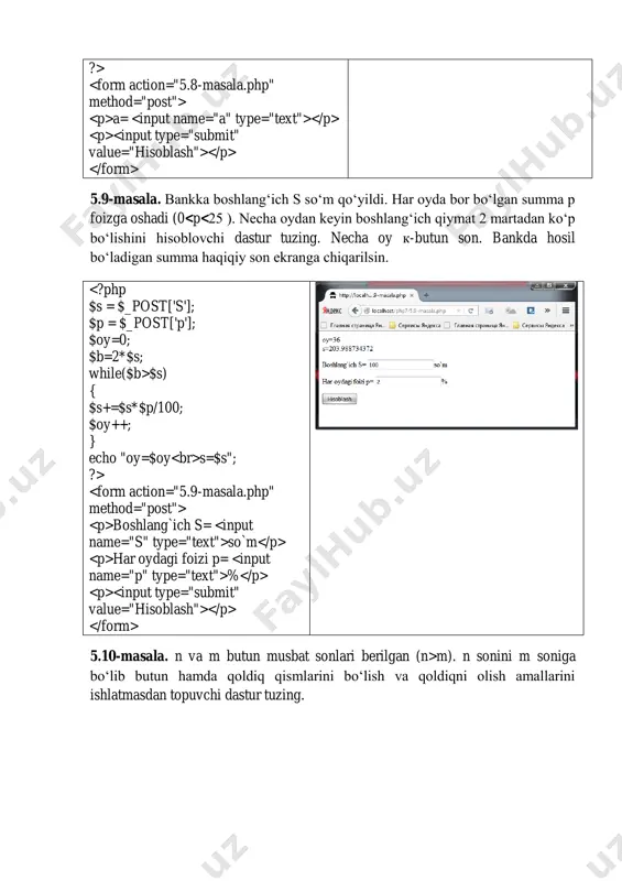 takrorlanuvchi while оperатоri tadbiqi - Page 5