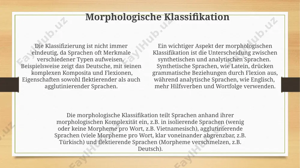zur unterscheidung von bedeutung, im gegensatz zu den vielen nicht-tonalen sprachen mit bis zu 40 phonemen. die phonologische klassifikation betrachtet merkmale wie die anzahl der phoneme (z.b. konsonanten und vokale) und ihre verteilung in silbenstrukturen, um sprachen zu gruppieren; sprachen mit ähnlichen inventargrößen und phonotaktischen einschränkungen werden oft zusammengefasst. die analyse von phonologischen prozessen, wie assimilation und dissimilation, ermöglicht ebenfalls die gruppierung von sprachen; beispielsweise zeigen sprachen mit umfangreichen konsonantenverschiebungen oft gemeinsame historische entwicklungen. vielen dank für ihre aufmerksamkeit @taqdimot_robot image3.png image4.png