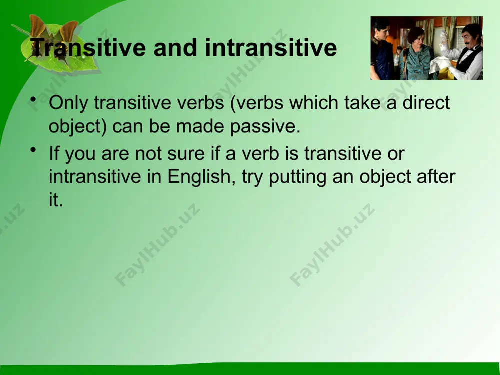 active and passive infinitives presentation - Page 5