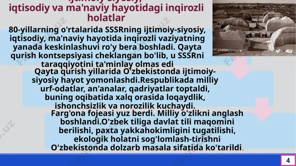 lining qatag’n qismati o’rganildi akademik erkin yusupovning (1928-2003) publisistik maqolalarida markaz o’yinlari ochib berildi o'zbekistonda 1989 yilning ikkinchi yarmidan boshlangan o'zgarishlar gdlyan guruhiga nisbatan munosabatlarni ham keskin o'zgartirib yubordi. "paxta ishi" bilan bog'liq bo'lgan qonunbuzarliklarni fosh etish, begunoh kishilarni oqlashda o'zbekistonning yangi rahbari islom karimov boshchiligida keng ko'lamli ishlar boshlandi. bu ishlar markazdan hech qanday ruxsat so'ramasdan mustaqil tarzda olib borildi. shunday murakkab sharoitda ittifoqdosh respublikalar ichida birinchi bo'lib respublika bosh prokurori prezident islom karimovning tavsiyasiga ko'ra tayinlandi. yurtboshimiz bosh prokuror oldiga respublikamiz manfaatlarini himoya qilish, birinchi navbatda, "paxta ishi" bo'yicha nohaq qamalagan fuqarolarning haq-huquqini tiklash masalasini qo'ydi. o'zbekiston ssr oliy soveti prezidiumi 1989 yil 12 sentyabrda "paxtachilikda qo'shib yozishga yo'l qo'ygani uchun jinoiy javobgarlikka tortilgan kishilarni avf etish maqsadida hujjatlar tayyorlaydigan komissiya" tashkil etdi. bu komissiya tergov hujjatlarini o'zbekistonga qaytarib, minglab ishlarni qayta o'rgandi. o'zoq davom etgan mashaqqatli kurash natijasida, 2940 kishining haq-huquqi qayta tiklandi, 1015 kishi asossiz sudlangani …