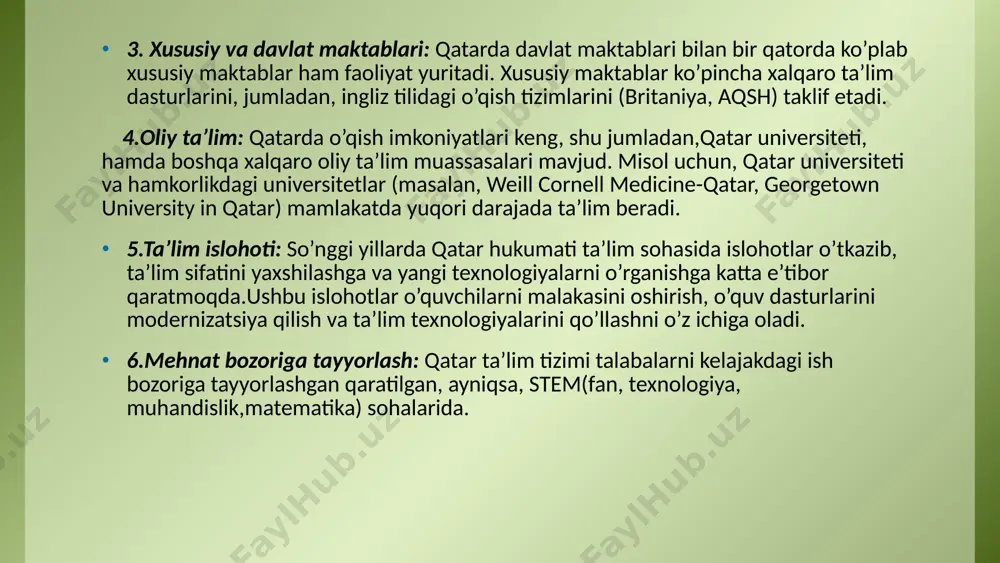 qatar davlati ta'lim tizimi - Page 4