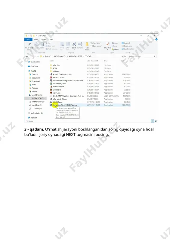 ni tanlashni taklif qiladi. agar 64-bitli virtual mashinani yaratgan bo'lsangiz va 64-bitni tanlang. 4.o'rnatish fayllari yuklab olinadi. 5.windows 10 logotipi bilan oyna paydo bo'ladi, kuting. 6.windows o'rnatuvchisi ishga tushadi va birinchi bosqichda tillarni tanlashni taklif qiladi. rus tili sukut bo'yicha o'rnatiladi, agar kerak bo'lsa, uni o'zgartirishingiz mumkin. 7.tugmani bosing o'zingizning harakatlaringizni tasdiqlash uchun o'rnating. 8.katakchani belgilab, litsenziya shartnomasi shartlarini qabul qiling. 9.o'rnatish turida tanlang custom: faqat windows-ni o'rnatish. 10.ot o'rnatiladigan bo'lim paydo bo'ladi. agar siz virtual hdd-ni ajratmoqchi bo'lsangiz, shunchaki cherting "keyingi". 11.o'rnatish avtomatik rejimda boshlanadi va virtual mashina bir necha marta qayta boshlanadi. 12.tizim ba'zi parametrlarni sozlashni so'raydi. windows 10-da konfiguratsiya qilish uchun nimani taklif qilayotganini oynada o'qishingiz mumkin. bularning barchasi osni o'rnatgandan so'ng o'zgarishi mumkin. tugmani tanlang "sozlash"agar hozir shaxsiylashtirishni rejalashtirmoqchi bo'lsangiz yoki ustiga bosing "standart sozlamalardan foydalanish"keyingi bosqichga o'tish uchun 13.qisqa kutishdan keyin kutib olish oynasi paydo bo'ladi. 14.o'rnatuvchi muhim yangilanishlarni qabul qilishni boshlaydi. 15.bosqich "ulanish usulini …