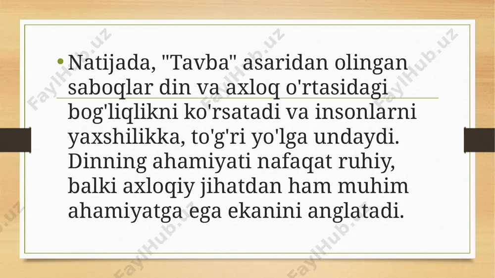 tavba asari asosida "din va axloq" - Page 4